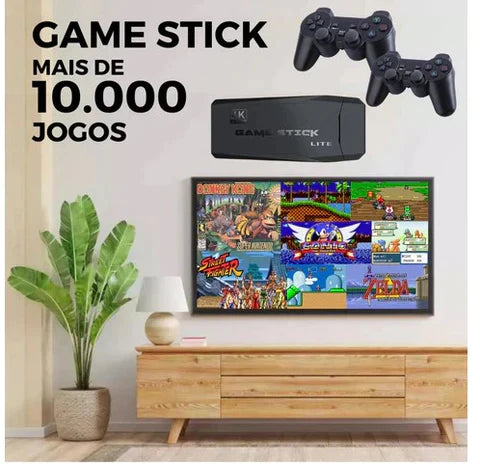 Game Stick Lite 2.0 - Video Game Retro 10 mil jogos